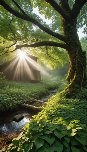 fairy forest,fairytale forest,sunlight through leafs,forest landscape,green forest,forest tree,germany forest,forest background,holy forest,forest glade,aaa,elven forest,green landscape,magic tree,forest of dreams,nature landscape,fantasy picture,enchanted forest,light rays,fantasy landscape,Photography,General,Realistic