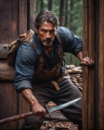 carpenter,blacksmith,a carpenter,woodsman,farmer in the woods,woodworker,farrier,deadwood,tradesman,wood shaper,drover,wood chopping,western film,blue-collar worker,moulder,craftsman,robin hood,el capitan,steelworker,tinsmith,Unique,3D,Modern Sculpture