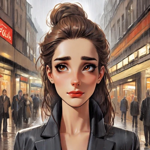 city ​​portrait,world digital painting,the girl's face,the girl at the station,worried girl,girl with speech bubble,girl portrait,woman shopping,paris shops,paris,girl in a long,woman face,stressed woman,game illustration,portrait of a girl,illustrator,cigarette girl,girl walking away,woman at cafe,depressed woman,Digital Art,Comic