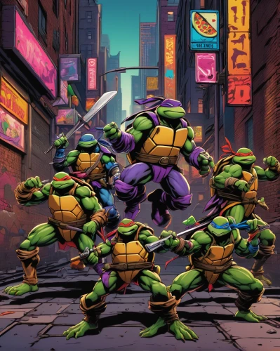 teenage mutant ninja turtles,trachemys,turtles,stacked turtles,raphael,michelangelo,trachemys scripta,terrapin,wall,patrol,tortoises,tortoise,turtle,turtle pattern,cg artwork,game illustration,nightshade family,cartoon video game background,concept art,patrols,Illustration,Vector,Vector 12