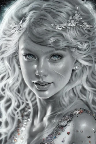 white rose snow queen,the snow queen,elsa,ice queen,fantasy portrait,ice princess,chalk drawing,white lady,fantasy art,faerie,fairy queen,white snowflake,faery,aurora,jessamine,suit of the snow maiden,the enchantress,hedwig,star mother,andromeda,Art sketch,Art sketch,Concept
