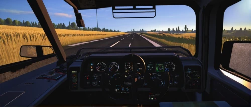 trucking,cockpit,trucker,driver's cab,intercity express,bus driver,intercity train,intercity,volkswagen crafter,airport bus,open road,simulator,bus,train ride,volvo 700 series,freight,long-distance train,peterbilt,postbus,skyliner nh22,Conceptual Art,Oil color,Oil Color 16