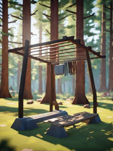 wooden swing,empty swing,swing set,wooden beams,wooden mockup,wooden poles,hanging swing,wooden roof,wooden bridge,hammocks,low poly,wooden bench,tree swing,wooden table,wooden frame construction,picnic table,hammock,wooden construction,low-poly,clothesline,Unique,3D,Low Poly