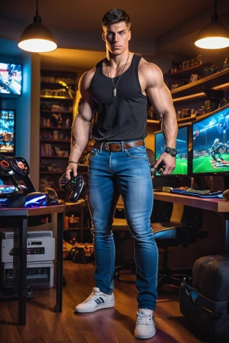 gamer zone,gamer,gamers round,gaming,muscular build,game room,video gaming,dj,crazy bulk,muscular,videogame,bodybuilding,fortnite,fitness professional,arms,e-sports,video game,streaming,pubg mascot,gamers,Illustration,Paper based,Paper Based 09