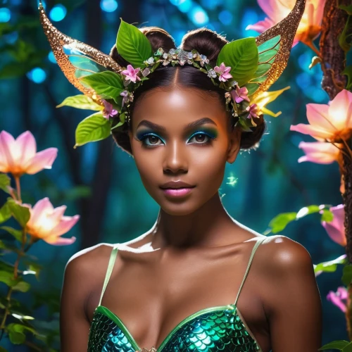 faerie,faery,tiger lily,flower fairy,dryad,african daisies,elven flower,fairy queen,west indian jasmine,beautiful african american women,faun,tiana,exotic flower,rosa 'the fairy,garden fairy,beautiful bonnet,beautiful girl with flowers,the enchantress,fairy peacock,natural cosmetics,Photography,General,Realistic