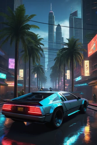 delorean dmc-12,cyberpunk,cityscape,miami,80s,toyota ae85,night highway,street canyon,retro background,toyota supra,80's design,retro car,black city,futuristic landscape,3d car wallpaper,pontiac fiero,e31,retro vehicle,city car,evening city,Art,Classical Oil Painting,Classical Oil Painting 34