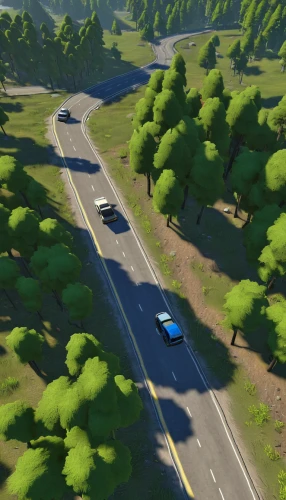 mountain road,highway roundabout,mountain highway,winding roads,rolling hills,highway 1,steep mountain pass,alpine drive,roundabout,hairpins,ghost car rally,crossing the highway,mountain pass,roads,winding road,highway,motorway,low poly,low-poly,intersection,Illustration,Realistic Fantasy,Realistic Fantasy 31