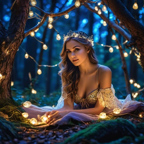 fairy lights,faerie,faery,fairy queen,fae,fairy forest,celtic woman,cinderella,a fairy tale,fairy tale character,fantasy picture,fairy tale,fairy tales,enchanted forest,fairytales,children's fairy tale,fairy,the enchantress,ballerina in the woods,enchanted,Photography,General,Realistic