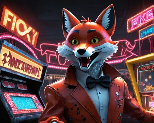 redfox,fox,pinball,businessman,gambler,furta,fox hunting,red tie,suit,slot machines,a fox,fox and hare,suit actor,gamble,red fox,business man,the fur red,foxes,suit of spades,mafia,Conceptual Art,Daily,Daily 24