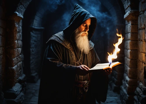 biblical narrative characters,magic book,the abbot of olib,flickering flame,prayer book,magic grimoire,candlemaker,spell,fire artist,archimandrite,wizard,magus,benediction of god the father,the wizard,persian poet,middle eastern monk,scholar,divination,gandalf,hieromonk,Photography,General,Fantasy