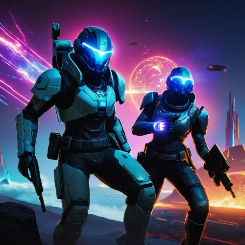 nova,patrols,nebula guardian,storm troops,halo,scifi,game art,asterales,steam release,bot icon,sci fi,dusk background,cg artwork,plasma bal,infiltrator,space walk,sci-fi,sci - fi,wall,shooter game,Conceptual Art,Daily,Daily 22