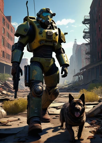 fallout4,fallout,fresh fallout,companion dog,dog command,gundogmus,wasteland,working dog,posavac hound,raging dogs,mastiff,vigilant dog,smaland hound,dozer,two running dogs,renascence bulldogge,two dogs,stray dogs,post apocalyptic,fallout shelter,Conceptual Art,Graffiti Art,Graffiti Art 04