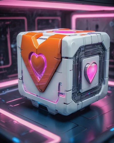 cube love,neon valentine hearts,heart lock,toaster,computer case,sandwich toaster,baggage,valentines day background,heart icon,boombox,soft robot,zippered heart,courier box,valentine background,luggage,treasure chest,cube background,lunchbox,suitcase,3d render,Conceptual Art,Sci-Fi,Sci-Fi 13