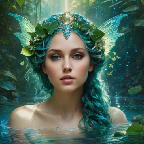 Pinterest Nymph Trending 3165 of the best water nymph AI-generated Images | PromeAI