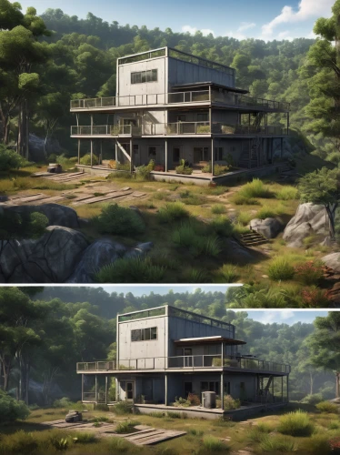 dunes house,house in the mountains,house in mountains,house in the forest,the cabin in the mountains,modern house,house by the water,japanese architecture,3d rendering,house with lake,ryokan,wooden house,timber house,digital compositing,private house,holiday home,beautiful home,mid century house,frame house,render,Art,Artistic Painting,Artistic Painting 21