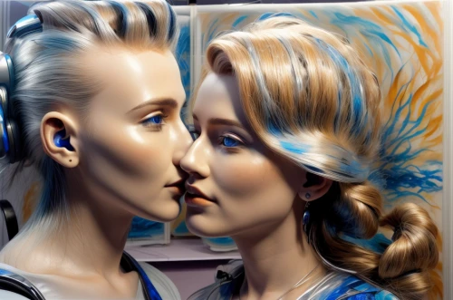mirror image,two people,mirror reflection,amorous,girl kiss,airbrushed,man and woman,optical ilusion,surrealism,mirrors,droste effect,parallel worlds,image manipulation,mirrored,romantic portrait,glass painting,young couple,photomanipulation,reflected,kissing