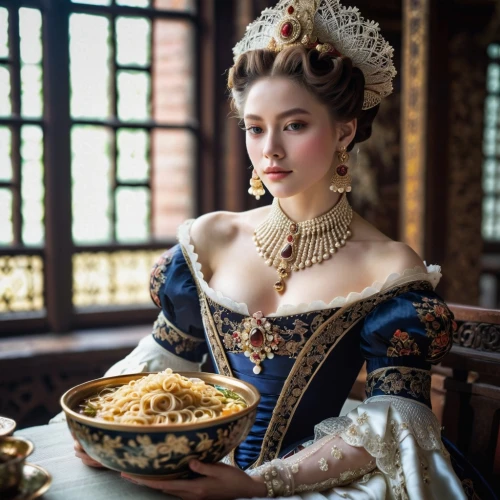 elizabeth i,tudor,woman holding pie,girl with cereal bowl,the carnival of venice,angelica,queen of puddings,girl in a historic way,queen anne,woman eating apple,cinderella,renaissance,quinoa,british actress,chinaware,victorian lady,tableware,elizabethan manor house,a charming woman,tea,Photography,General,Cinematic