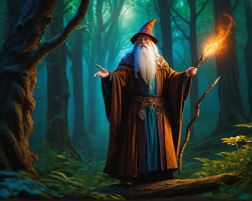 wizard,the wizard,wizards,fantasy picture,gandalf,magus,druid,druids,mage,fantasy art,jrr tolkien,summoner,elven forest,magical adventure,the mystical path,the wanderer,druid grove,mysticism,shamanism,fantasy portrait,Illustration,Vector,Vector 13