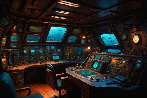 engine room,wheelhouse,galley,deep sea diving,navigation,the interior of the cockpit,ufo interior,deep sea,naval architecture,aircraft cabin,marine electronics,ship travel,portuguese galley,carrack,controls,nautical paper,compartment,flight instruments,undersea,shipyard,Conceptual Art,Daily,Daily 33