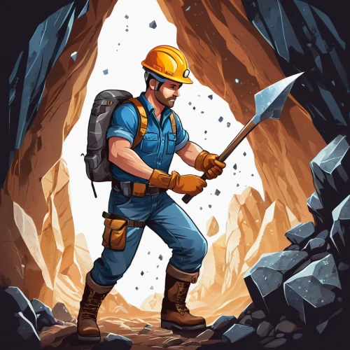 miner,blue-collar worker,crypto mining,mining,geologist,miners,builder,construction worker,tradesman,blue-collar,repairman,caving,contractor,ironworker,geologist's hammer,worker,bricklayer,bitcoin mining,gold mining,drill hammer,Unique,Design,Logo Design