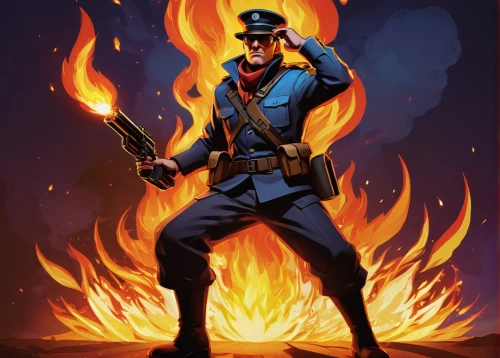 fire marshal,fire fighter,fireman,firefighter,fire master,policeman,fire background,officer,volunteer firefighter,firemen,chimney sweeper,grenadier,warsaw uprising,game illustration,fireman's,police officer,verdun,woman fire fighter,fire land,medic,Illustration,American Style,American Style 08