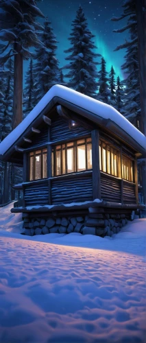 the cabin in the mountains,snowhotel,winter house,log cabin,snow house,small cabin,inverted cottage,snow roof,log home,snow shelter,christmas trailer,christmas snowy background,alpine hut,chalet,house in the mountains,cabin,new england style house,mountain hut,lodge,winter background,Art,Artistic Painting,Artistic Painting 05