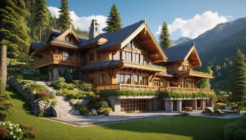 house in the mountains,house in mountains,chalet,house in the forest,alpine village,the cabin in the mountains,mountain settlement,log home,eco-construction,wooden house,beautiful home,luxury property,alpine style,timber house,swiss house,chalets,luxury home,log cabin,wooden houses,eco hotel,Photography,General,Realistic