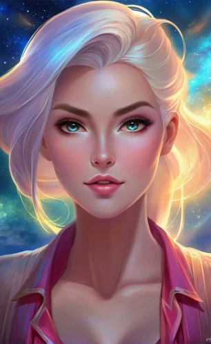 portrait background,elsa,rosa ' amber cover,show off aurora,custom portrait,fantasy portrait,aurora,elza,zodiac sign libra,eglantine,astronomer,cg artwork,sci fiction illustration,game illustration,artemis,horoscope libra,tiber riven,lux,andromeda,symetra,Illustration,Realistic Fantasy,Realistic Fantasy 01