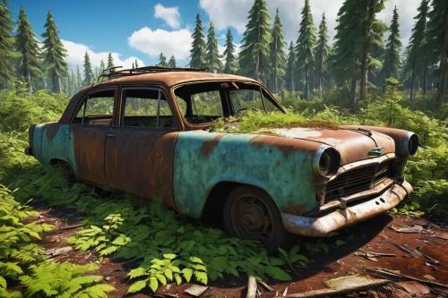 rust truck,volvo amazon,rusty cars,scrapped car,metal rust,ford anglia,simca,old vehicle,old abandoned car,patina,retro vehicle,open hunting car,pickup-truck,rusting,old car,volvo 164,volvo,abandoned car,new vehicle,scrap car,Art,Classical Oil Painting,Classical Oil Painting 29