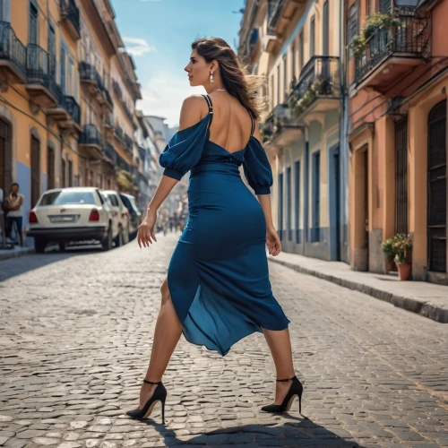 girl in a long dress from the back,girl in a long dress,woman walking,havana,flamenco,girl walking away,sheath dress,a girl in a dress,long dress,plus-size model,old havana,fashion street,women fashion,cuba havana,argentinian tango,havana cuba,cocktail dress,woman shopping,tango argentino,santo domingo,Photography,General,Realistic