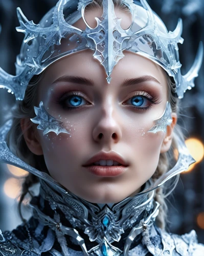 ice queen,the snow queen,ice princess,ice crystal,suit of the snow maiden,winterblueher,crystalline,white rose snow queen,blue snowflake,elsa,icicle,frozen,icy,icemaker,ice planet,snowflake,ice,frost,icicles,frozen ice,Photography,Artistic Photography,Artistic Photography 03