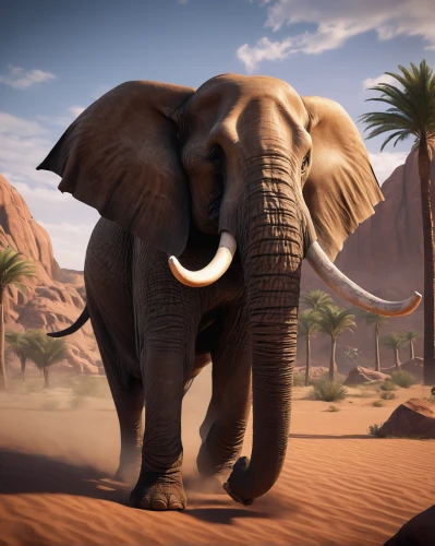 elephantine,african elephant,elephants and mammoths,african bush elephant,pachyderm,circus elephant,african elephants,elephant,cartoon elephants,indian elephant,elephant camp,elephant tusks,elephants,asian elephant,elephant ride,desert safari,desert background,elephant kid,tusks,sahara desert,Conceptual Art,Fantasy,Fantasy 14