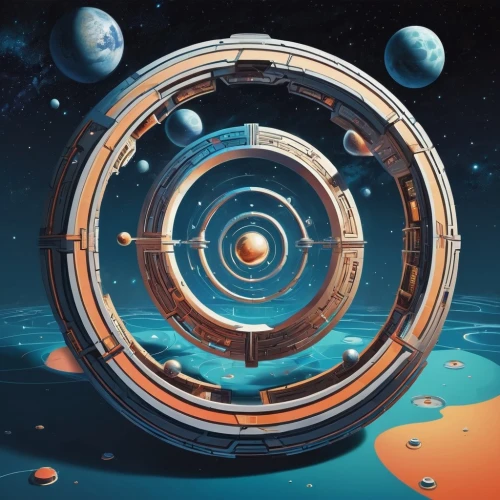 saturnrings,orbital,solar system,small planet,planetary system,life stage icon,orbiting,gas planet,systems icons,orbit,planet,space station,circular,circle icons,circles,planets,cinema 4d,astronautics,space art,circle,Conceptual Art,Sci-Fi,Sci-Fi 06