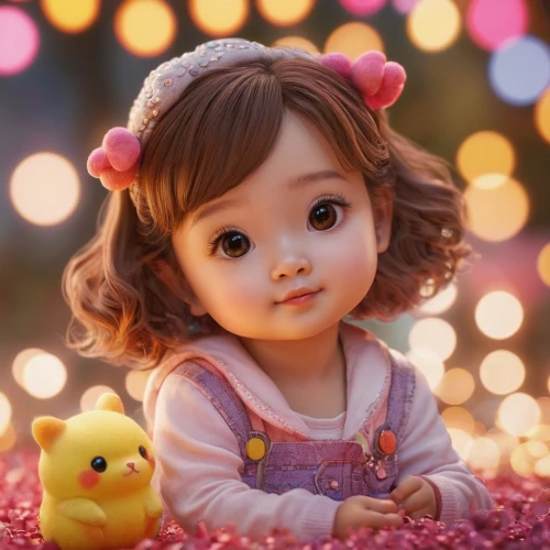 little girl in pink dress,cute cartoon character,female doll,doll's facial features,cute cartoon image,agnes,cute baby,monchhichi,japanese doll,handmade doll,children's background,doll looking in mirror,artist doll,children's eyes,doll paola reina,3d teddy,child portrait,girl doll,little girl fairy,little angel,Photography,General,Commercial