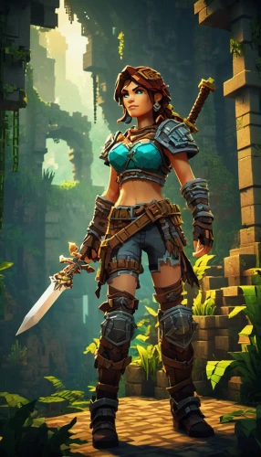 scandia gnome,barbarian,background ivy,adventurer,female warrior,huntress,nora,kosmea,ivy,dacia,mercenary,piper,mara,scandia gnomes,wood elf,ranger,game character,mountain guide,lara,collected game assets,Unique,Pixel,Pixel 03