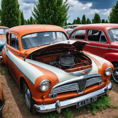 vintage cars,borgward hansa,gaz-12 zim,old cars,american classic cars,borgward,volga car,auto show zagreb 2018,classic car meeting,classic cars,rusty cars,gaz-21,oldtimer car,chevrolet beauville,car cemetery,opel record,buick classic cars,studebaker lark,oldtimer,hudson hornet,Photography,General,Realistic