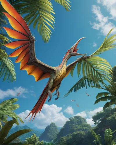 pterosaur,pterodactyls,tropical bird climber,troodon,quetzal,raptor perch,pterodactyl,tropical bird,platycercus,reconstruction,cynorhodon,landmannahellir,riodinidae,iguania,baleurica regulorum,bird of paradise,raptor,tropical birds,exotic bird,bird illustration,Art,Classical Oil Painting,Classical Oil Painting 02