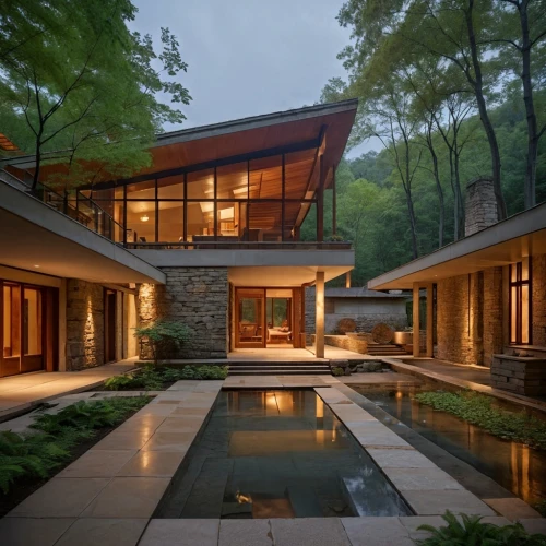 pool house,asian architecture,mid century house,modern house,modern architecture,ryokan,house in the mountains,zen garden,japanese zen garden,beautiful home,timber house,house in mountains,japanese architecture,mid century modern,house in the forest,roof landscape,chinese architecture,dunes house,private house,contemporary