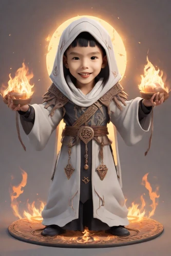 vax figure,mage,flickering flame,diya,dodge warlock,fire master,fire angel,summoner,ethereum icon,white ling,dragon li,monk,wizard,flame spirit,twitch icon,xing yi quan,the white torch,fire artist,torch-bearer,lucus burns,Digital Art,3D
