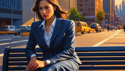 woman sitting,businesswoman,business woman,white-collar worker,business girl,bussiness woman,city ​​portrait,girl sitting,woman in menswear,woman thinking,businessman,business women,businesswomen,abstract corporate,world digital painting,corporate,a pedestrian,pantsuit,businessperson,pedestrian,Illustration,American Style,American Style 02