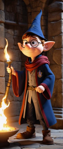 flickering flame,fire master,feuerzangenbowle,wizard,dwarf cookin,fire artist,gnome,dodge warlock,geppetto,scandia gnome,fire marshal,smouldering torches,pinocchio,brazier,debt spell,cauldron,magistrate,candle wick,tinsmith,mage,Illustration,Children,Children 02