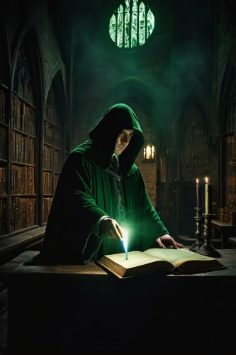 scholar,doctor doom,magistrate,hooded man,bibliology,librarian,divination,magic book,benedictine,magic grimoire,the abbot of olib,prayer book,parchment,magus,searchlamp,researcher,the local administration of mastery,debt spell,the books,patrol,Illustration,Paper based,Paper Based 20