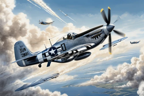 douglas sbd dauntless,north american p-51 mustang,grumman f6f hellcat,republic p-47 thunderbolt,vought f4u corsair,supermarine spitfire,focke-wulf fw 190,messerschmitt bf 108,messerschmitt bf 109,grumman f8f bearcat,corsair,curtiss p-40 warhawk,north american a-36 apache,lockheed p-38 lightning,lockheed hudson,hudson wasp,pv-1,grumman f9f panther,t28 trojan,westland terrier,Illustration,Black and White,Black and White 34