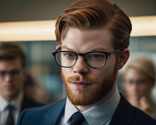 lace round frames,silver framed glasses,oval frame,white-collar worker,male model,ceo,businessman,management of hair loss,reading glasses,sales person,smart look,corporate,abstract corporate,men's suit,ginger rodgers,blur office background,spy-glass,male elf,suit actor,male person,Photography,General,Cinematic