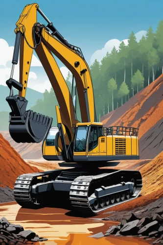 two-way excavator,excavator,volvo ec,mining excavator,excavators,heavy equipment,digging equipment,construction equipment,heavy machinery,construction machine,backhoe,bulldozer,construction vehicle,rope excavator,overburden,logging truck,bucket wheel excavators,open pit mining,outdoor power equipment,excavation work,Illustration,Vector,Vector 06