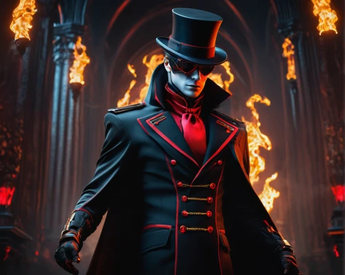 ringmaster,guy fawkes,dracula,count,masquerade,dodge warlock,joker,wick,magician,top hat,with the mask,dark suit,suit of spades,play escape game live and win,phantom,v for vendetta,villain,fire background,hatter,rorschach,Photography,General,Sci-Fi