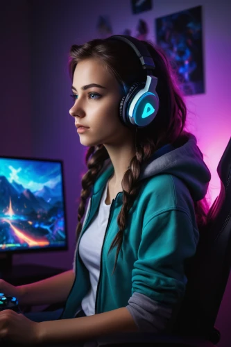 gamer,girl at the computer,gamer zone,gamers round,lan,gaming,headset profile,mobile video game vector background,connectcompetition,headset,wireless headset,computer game,twitch logo,video gaming,massively multiplayer online role-playing game,computer games,visual effect lighting,video editing software,women in technology,online support,Illustration,Realistic Fantasy,Realistic Fantasy 22