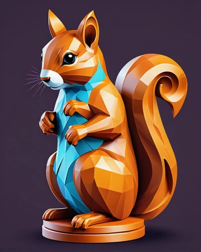 squirell,atlas squirrel,conker,abert's squirrel,douglas' squirrel,weasel,squirrel,firefox,chipping squirrel,mozilla,fox stacked animals,rodentia icons,the squirrel,3d figure,eurasian squirrel,animal figure,long tailed weasel,tree squirrel,chipmunk,3d model,Unique,3D,Isometric