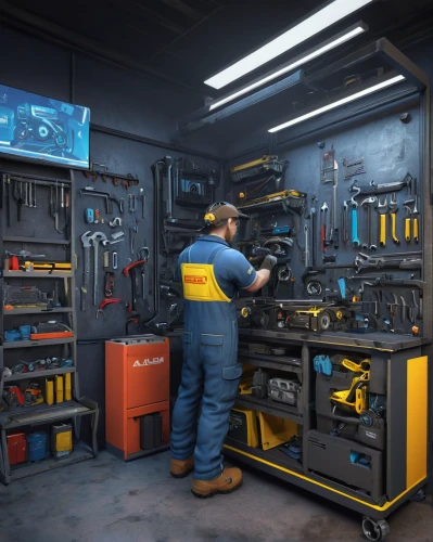 workbench,toolbox,gunsmith,mechanic,machine tool,wrenches,gas welder,auto mechanic,welder,manufacturing,construction set,car mechanic,automobile repair shop,rivet gun,cutting tools,manufactures,blue-collar worker,riveting machines,dewalt,technician,Illustration,Black and White,Black and White 20