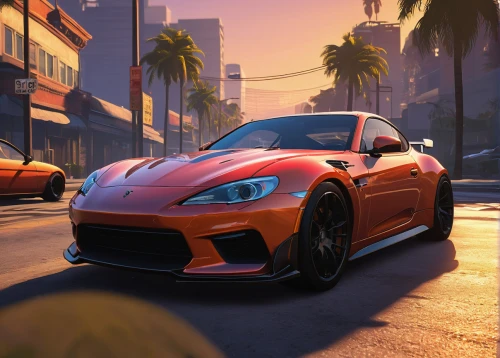 nissan gt-r,porsche cayman,gtr,nissan gtr,amg gt,porsche,street racing,porsche gt3 rs,supra,toyota supra,porsche gt,amg,game car,toyota 86,mc stradale,sports car racing,mercedes-amg gt,scion fr-s,orange,sunset glow,Illustration,American Style,American Style 12